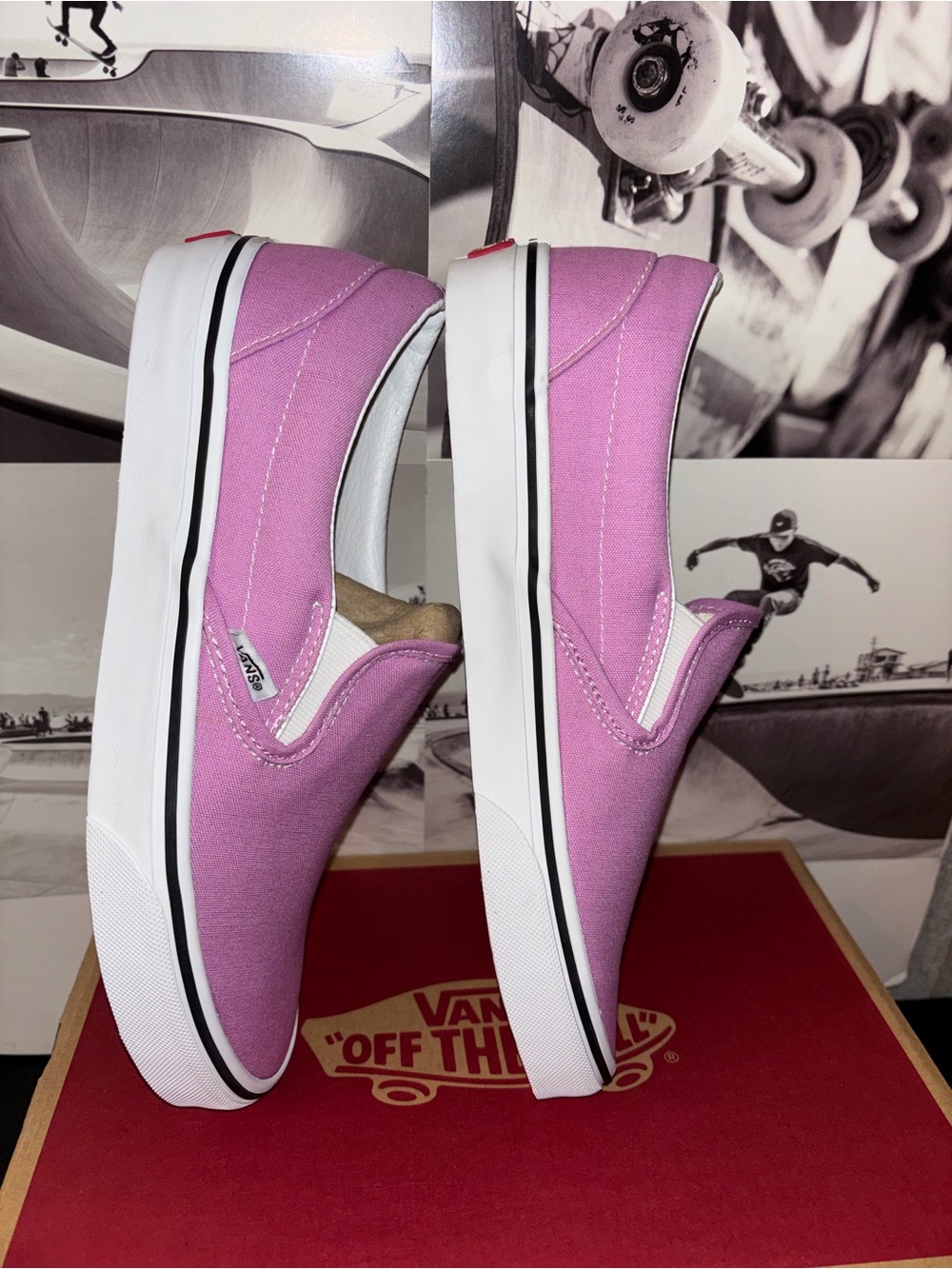 Vans Classic Slip On sz 8.0 Men’s 9.5 Woman - Picture 6 of 11
